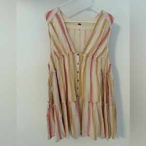 Striped Sleeveless Dress